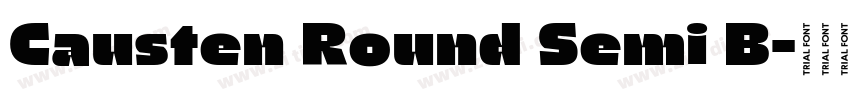 Causten Round Semi B字体转换